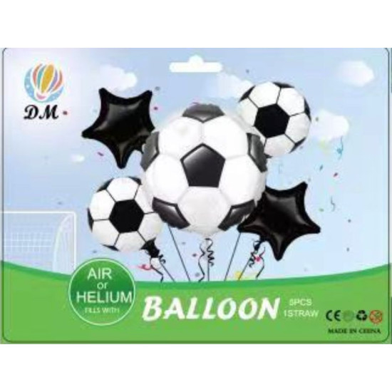 Football Soccer theme foil balloon 24inch 4D Birthday Party Decoration