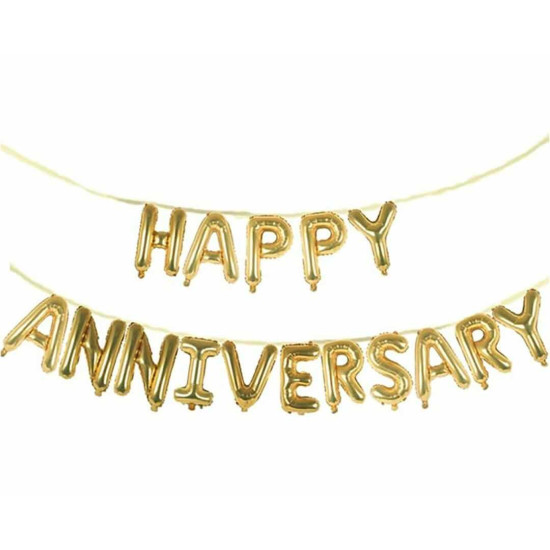 Happy Anniversary foil balloon (Capital letters)