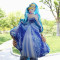 Princess doll foil balloon single pc