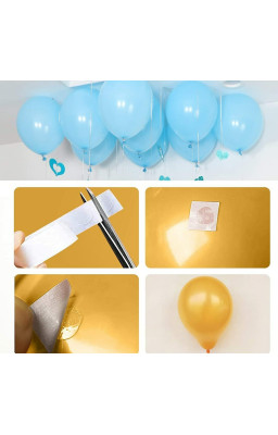 Glue dots for easy balloons sticking transparent