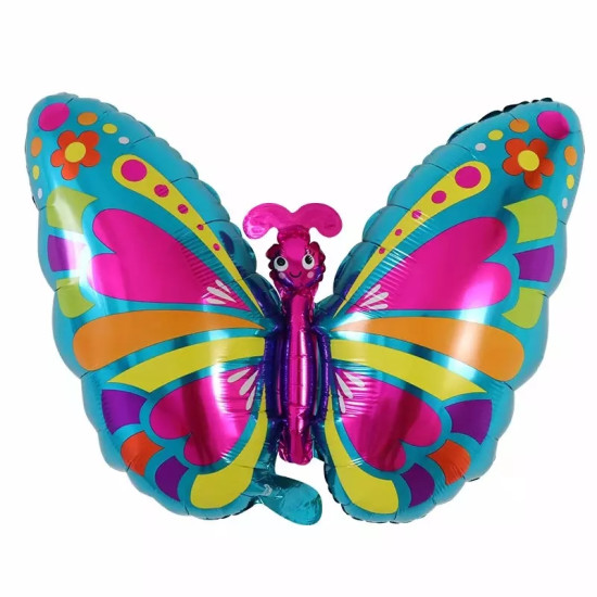 Butterfly Theme Foil Balloon For Children Birthday Party Decoration