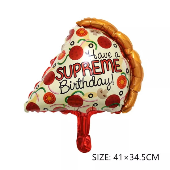 Pizza Slice Shaped Foil Balloon 