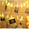 Photos Clip 10 LED String Lights for Photo Hanging,