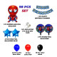 Spider Man Theme Birthday Balloons Arch Decoration Set of 98 Pcs