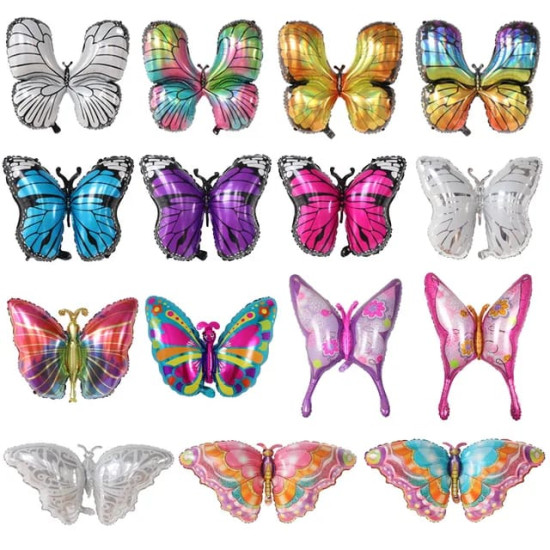 Butterfly Theme Foil Balloon For Children Birthday Party Decoration