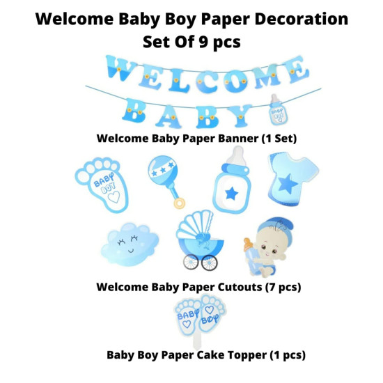 Baby Boy Welcome Home Decoration Kit